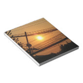 Wired Sunset ... Krung Thep, Thailand Notizblock (angewinkelt)