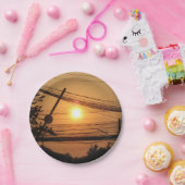 Wired Sunset ... Krung Thep, Thailand Pappteller (Party)