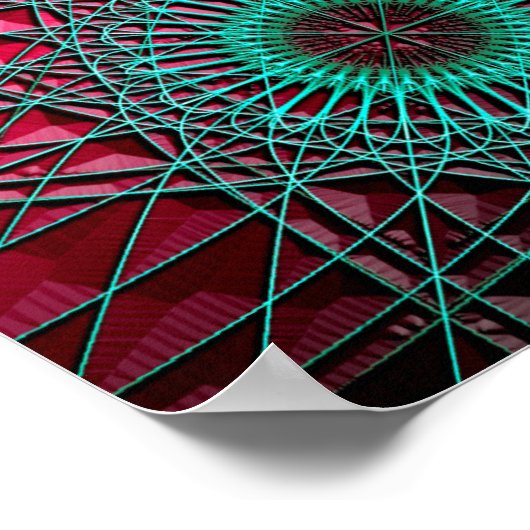 WIred-up-Poster Poster (Ecke)