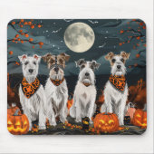 Wirefox Terrier Halloween Spooky Mousepad (Vorne)
