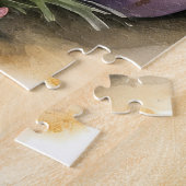 Wirefox Terrier Hund mit Ostereiern Urlaub Puzzle (Seite)