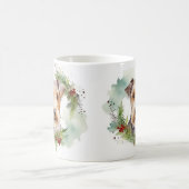 Wirefox Terrier Weihnachtsfeiertag Kaffeetasse (Mittel)