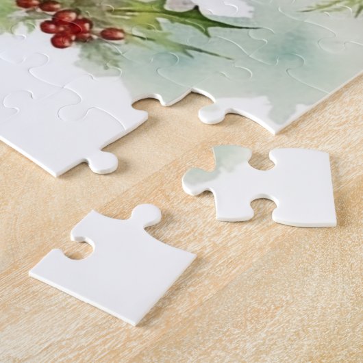 Wirefox Terrier Weihnachtsfeiertag Puzzle (Seite)