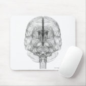 Wireframe des Gehirns Mousepad (Mit Mouse)