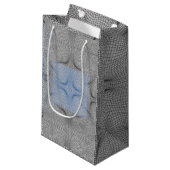 Wireframe muster 08.B LGrey BG Kleine Geschenktüte (Vorderseite Schrägansicht)