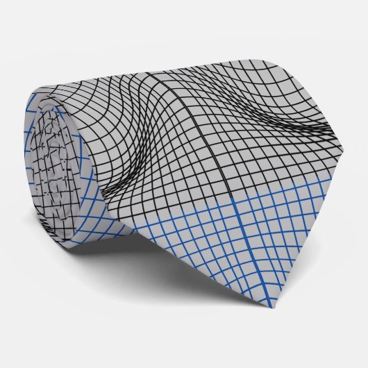 Wireframe muster 08.B LGrey BG Krawatte (Gerollt)