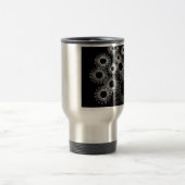 Wireframe, Skelett, dreidimensionales Modell Reisebecher (Mittel)