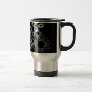 Wireframe, Skelett, dreidimensionales Modell Reisebecher