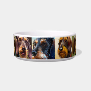 Wirehair-Dachshund-Schale Napf
