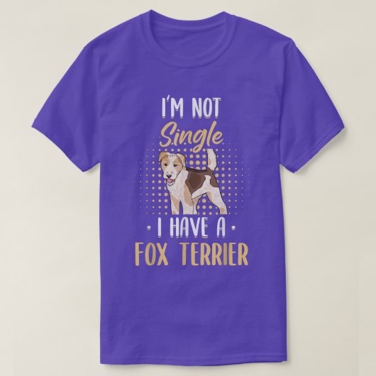 Wirehaired Fo Terrier Dog691 T-Shirt (Design vorne)