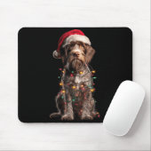 Wirehaired Inting Griffon Christmas Graphics Dog L Mousepad (Mit Mouse)