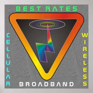 WIRELESS-BREITBAND-ZELLULÄR POSTER