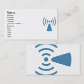 Wireless Business Card Visitenkarte (Vorne/Hinten)