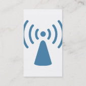 Wireless Business Card Visitenkarte (Rückseite)