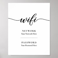 Wireless-Kennwort-Netzwerksignatur für gedruckte K