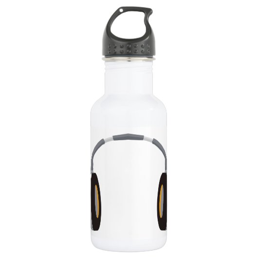 Wireless-Kopfhörer Edelstahlflasche (Vorderseite)