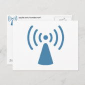 Wireless Postkarte (Vorne/Hinten)