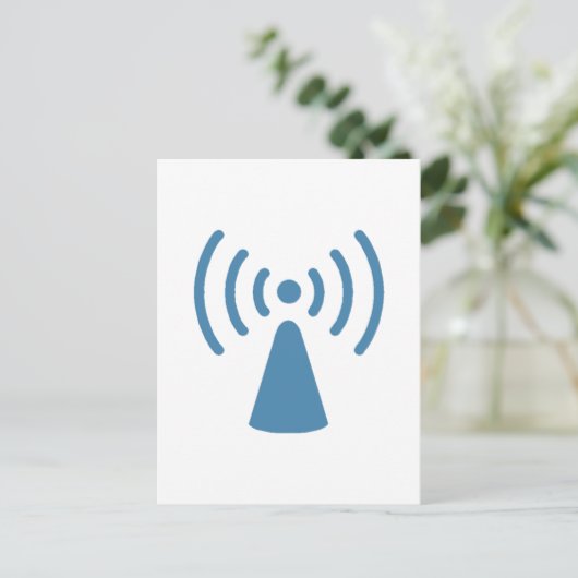 Wireless Postkarte (Stehend Vorderseite)