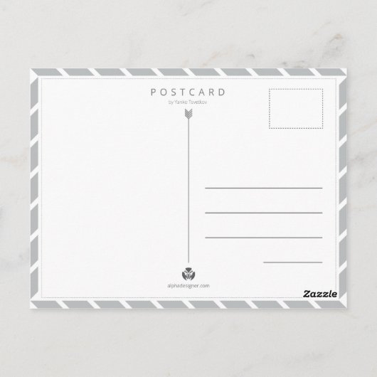 Wireless Python Postkarte (Rückseite)