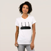 Wireless-Router aktiviert den T - Shirt (Vorne ganz)