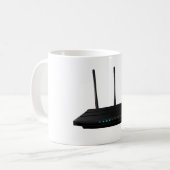 Wireless-Router-Tasse Kaffeetasse (Vorderseite Links)