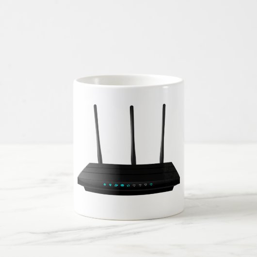Wireless-Router-Tasse Kaffeetasse (Mittel)