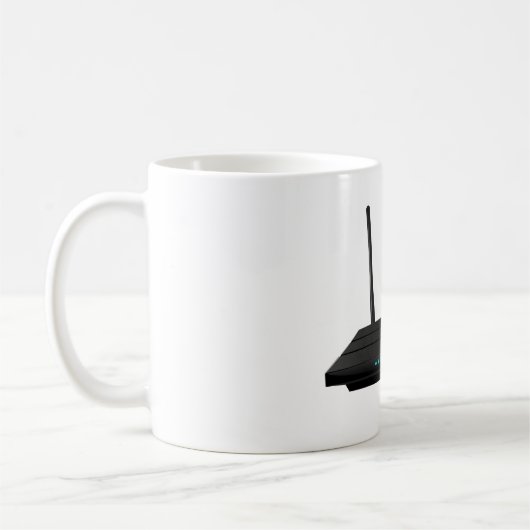 Wireless-Router-Tasse Kaffeetasse (Links)