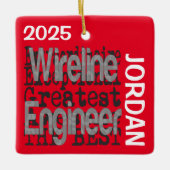 Wireline Engineer Extraordinaire CUSTOM Keramikornament (Vorderseite)