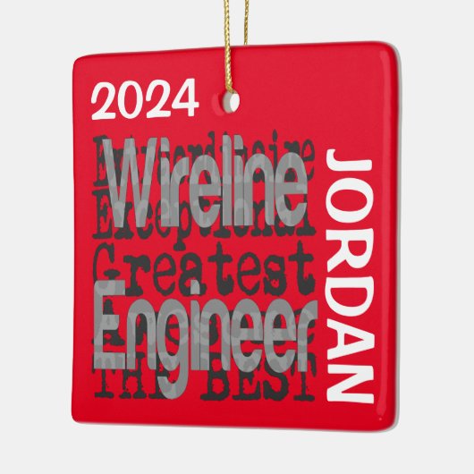 Wireline Engineer Extraordinaire CUSTOM Keramikornament (Links)