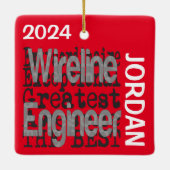 Wireline Engineer Extraordinaire CUSTOM Keramikornament (Rückseite)