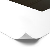 Wires im Nebel Poster (Ecke)