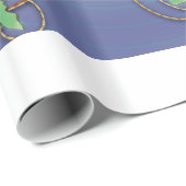 Wires of the World - Unterseekabel Geschenkpapier (Rolleneckpunkt)