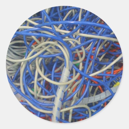 Wires Runder Aufkleber (Vorderseite)