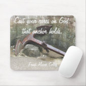 Wirf deine Sorgen auf Gott Mousepad (Mit Mouse)