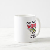 Wirf Deine Sorgen Über Bord Kaffeetasse (VorderseiteRechts)