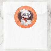 Wirf den Ghost-Aufkleber ab Runder Aufkleber (Tasche)