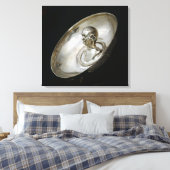 Wirf dich mit der Büste eines Mannes im Inneren Leinwanddruck (Insitu (Schlafzimmer))