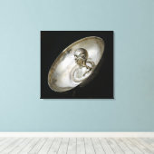 Wirf dich mit der Büste eines Mannes im Inneren Leinwanddruck (Insitu (Holzboden))