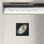 Wirf dich mit der Büste eines Mannes im Inneren Magnet (In Situ (Geschirrspüler))