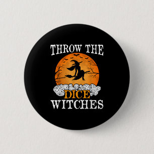 Wirf die Würfel aus Bunco-Party Button