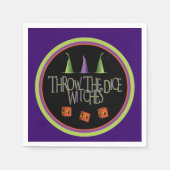 Wirf die Würfel Bunco Napkins! Serviette (Vorderseite)