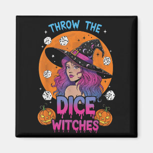 Wirf die Würfel Bunco Party Funny Halloween Magnet