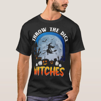 Wirf die Würfel Bunco Party Funny Halloween T-Shirt