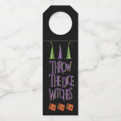 Wirf die Würfel Halloween Bunco Spaß Flaschenanhänger (Vorderseite)