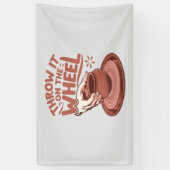 Wirf es auf das Kunstgewerbe auf dem Rad. Banner (Vertikal)