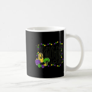 Wirf etwas, Herr Mardi Gras Perlen New Orleans Kaffeetasse