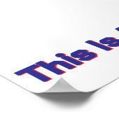 Wirf! Hatred ist hier nicht willkommen Poster (Ecke)