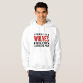 Wirf mir die Wölfe zu Hoodie (Vorne ganz)