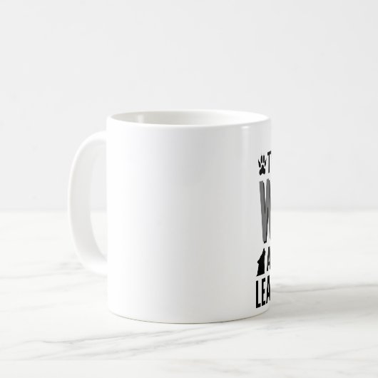 Wirf mir die Wölfe zu Kaffeetasse (Vorderseite Links)