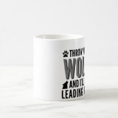 Wirf mir die Wölfe zu Kaffeetasse (Mittel)